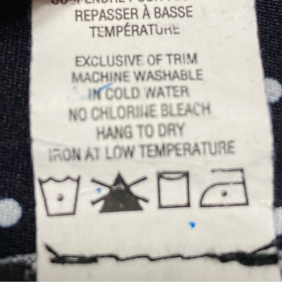 Mandee Size 2X Black Polka Dot Top - Picture 6 of 6